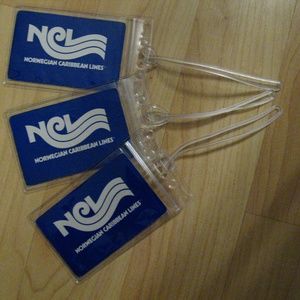 🛳 NCL Norwegian Caribbean Lines Old Luggage Tags 3